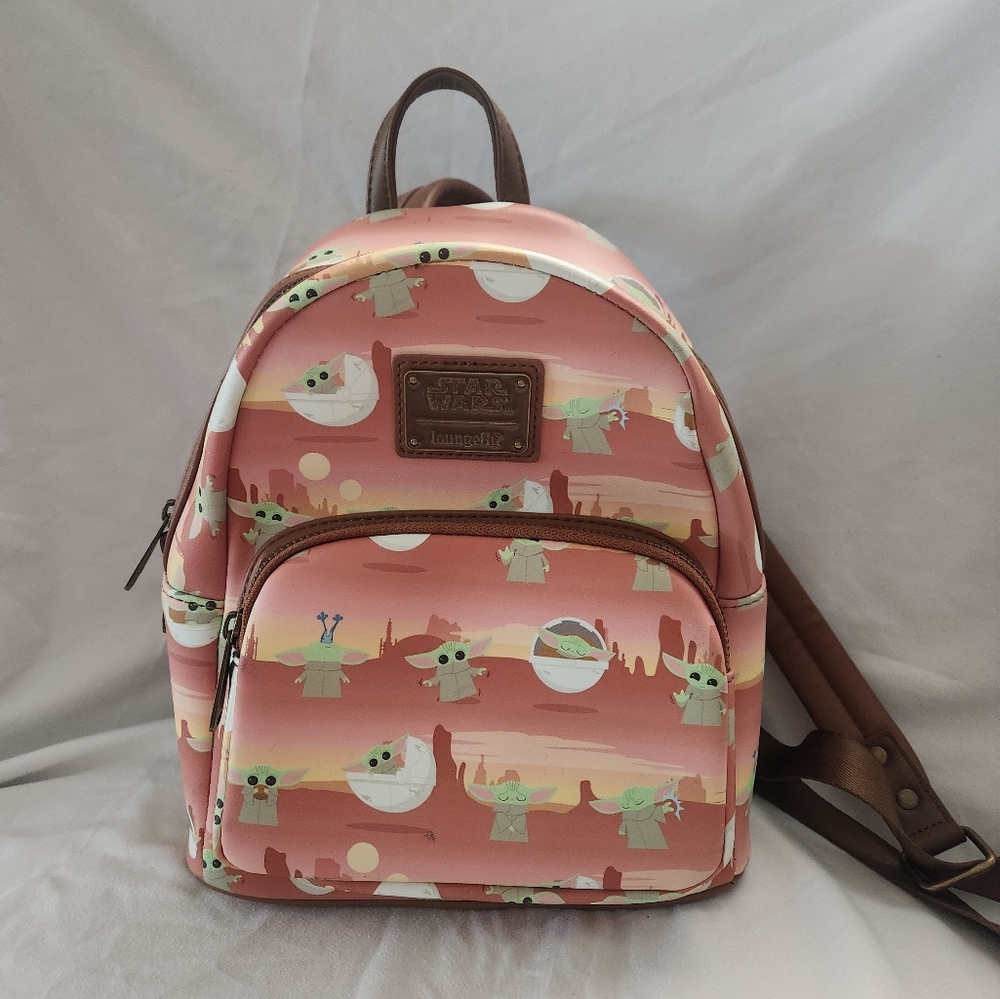 Loungefly Disney Star Wars Mandalorian The Child Baby Yoda Mini Backpack